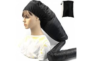LXTaoler Bonnet Hood Hair Dryer, Adjustable Bonnet Hooded Cap for Hand Held Hair Dryer, Portable Hair Steamer Drying Cap for 