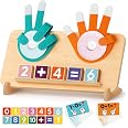 Montessori Learning Toys for 3 4 5 Year Old Gift, Number Counting Block Toy | Preschool Educational Toys, Math Manipulatives,