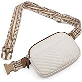 CLUCI Belt Bag for Women, Mini Everywhere Crossbody Waist Bag Adjustable Strap, Vegan Leather Women's Fanny Pack