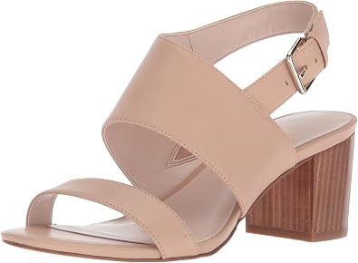 Amazon.com: NINE WEST Forli Sandalias de tacón de piel para mujer, beige,  9: Shoes
