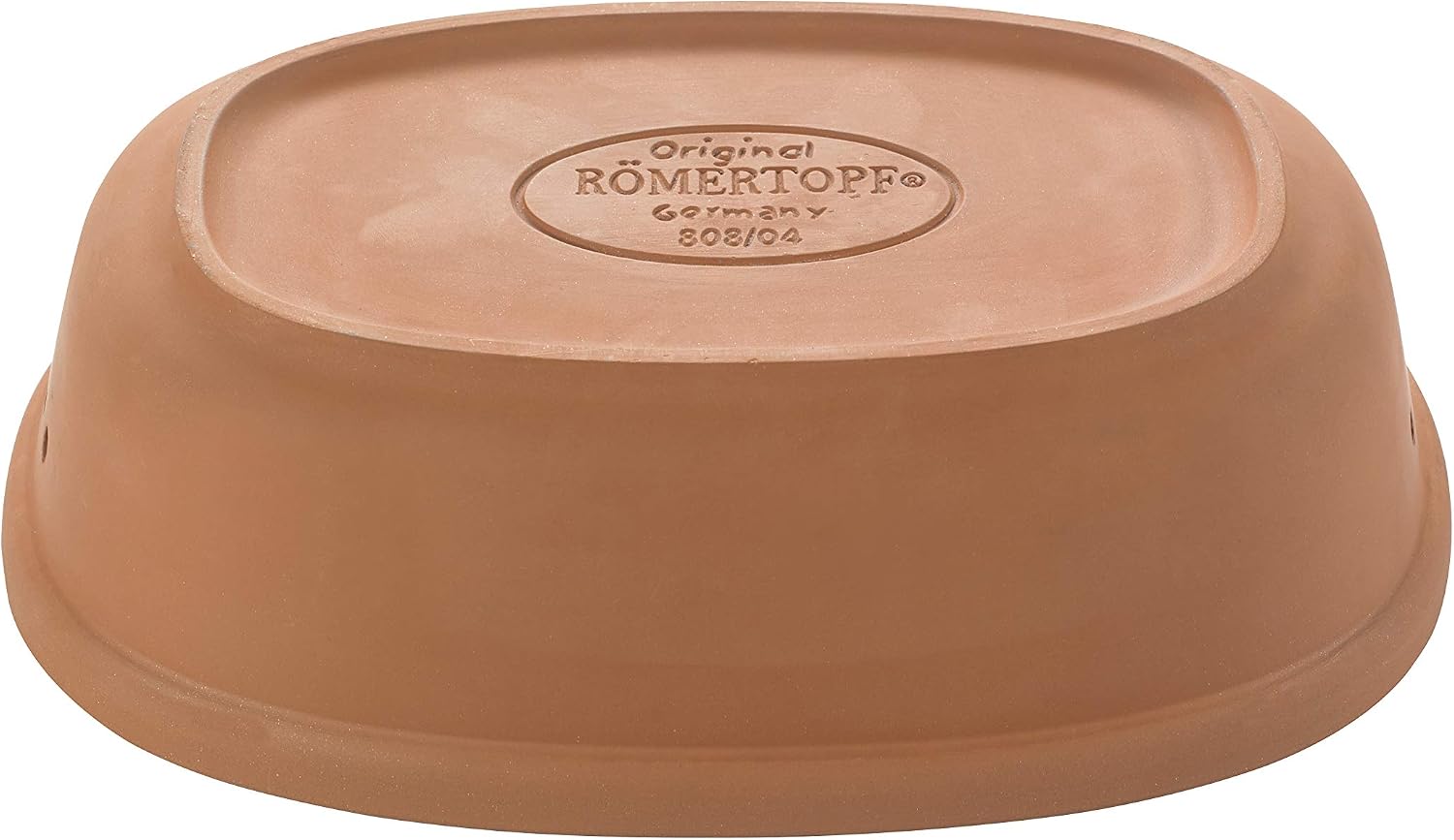 Römertopf Ceramic clay bread pot, ideal for storing bread and pastries 30x21cm, Terracotta - Image 5