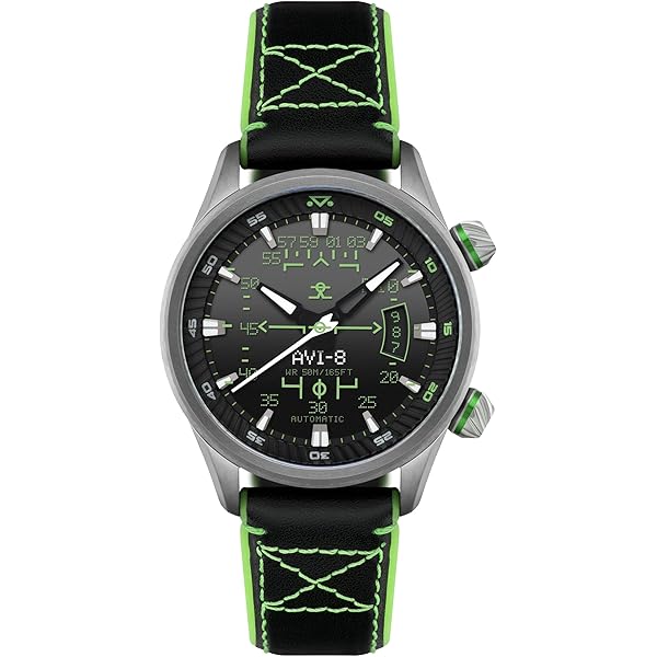 Amazon.com: AVI-8 Men's 44mm Hawker Hunter Atlas Dual Time