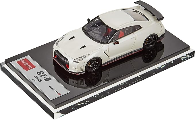 Amazon メイクアップ Eidolon 1 43 Nissan Gt R Nismo 14 ブリリアントホワイトパール 完成品 ミニカー ダイキャストカー ホビー