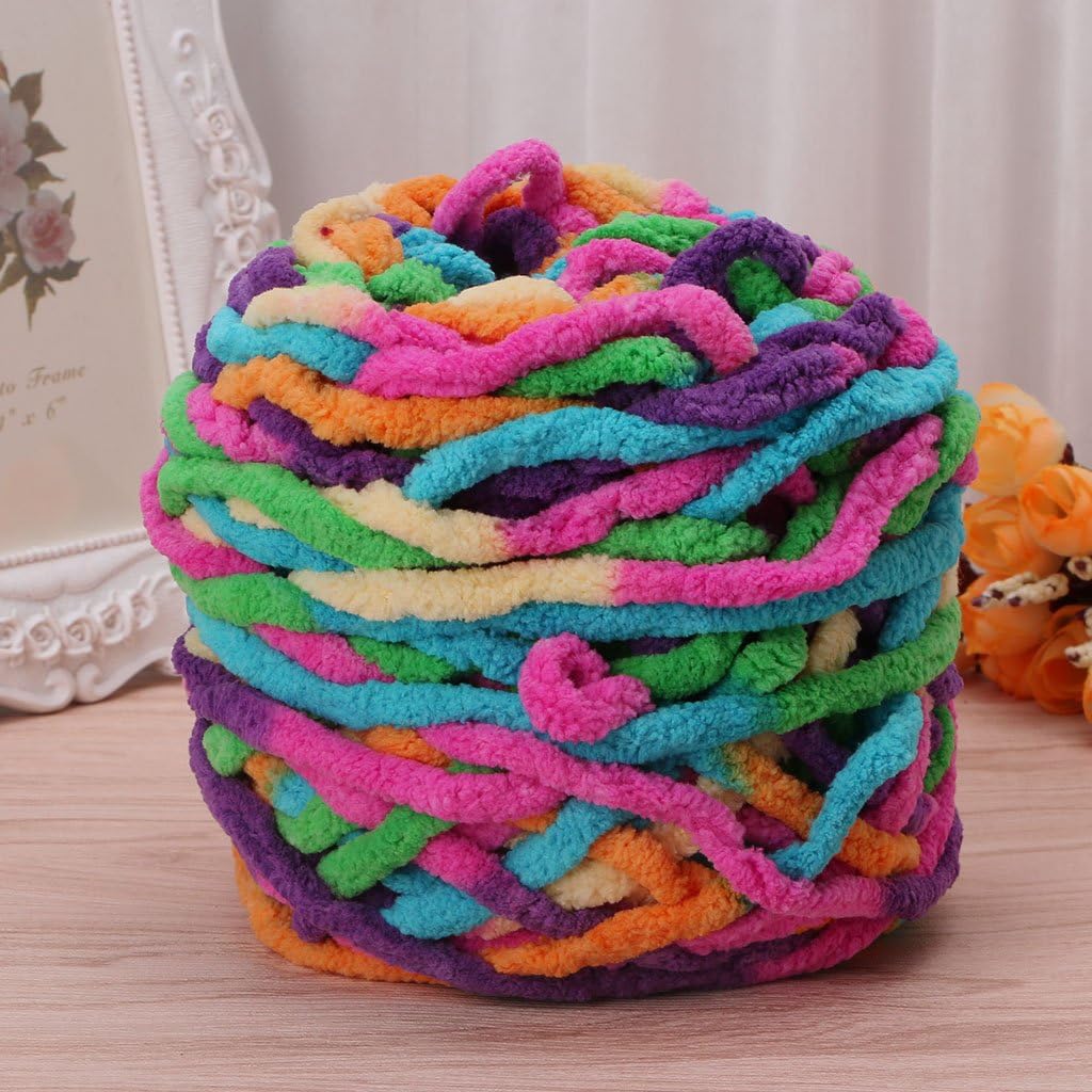 100g Chunky Weight Banana Silk Fiber Yarn - Super Soft Handspun Colorful Strong is Good for Knitting, Crocheting and Jewelry Making by Doober (50)
