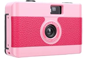 YUEHISY 35mm Film Camera, Reusable Vintage Style Camera with Built in Flash, for Travel, Weddings and Everyday Photography (P