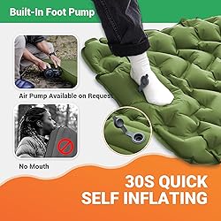 KingCamp Camping Sleeping Pad 2 Pack, Lightweight