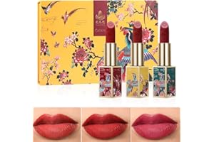 Catkin Carving Lipstick Set Matte Red Orange Long Lasting Moisturizing Lip Stick Makeup Gift (SUMMER PALACE)