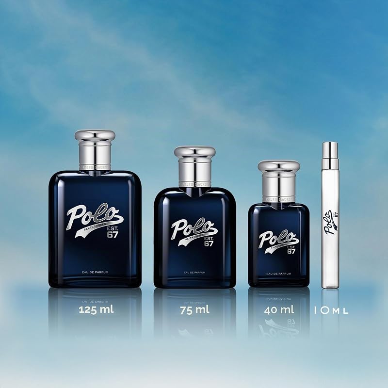 Ralph Lauren Polo 67 Eau de Parfum, kraftvoller holziger Herrenduft, 125 ml