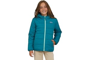Eddie Bauer Girls' Deer Harbor Reversible Faux Fur Lined Insulated Puffer Jacket (XS-XL)