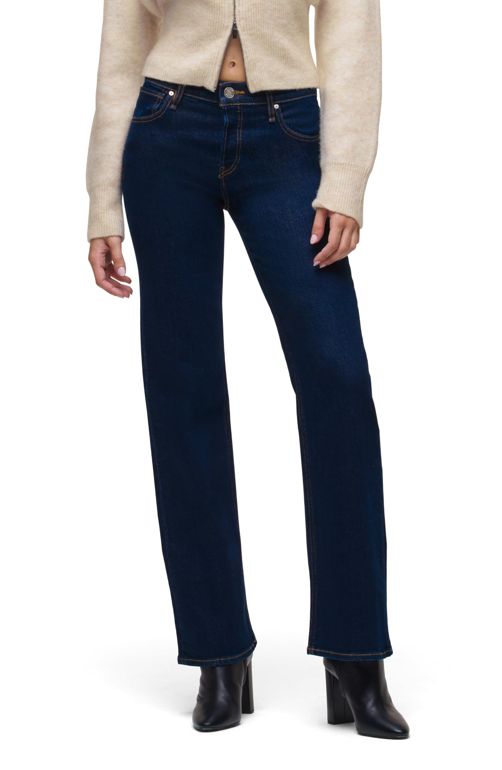 Hudson Women’s Rosie High-Rise Wide Leg Jean, Recharge, 24