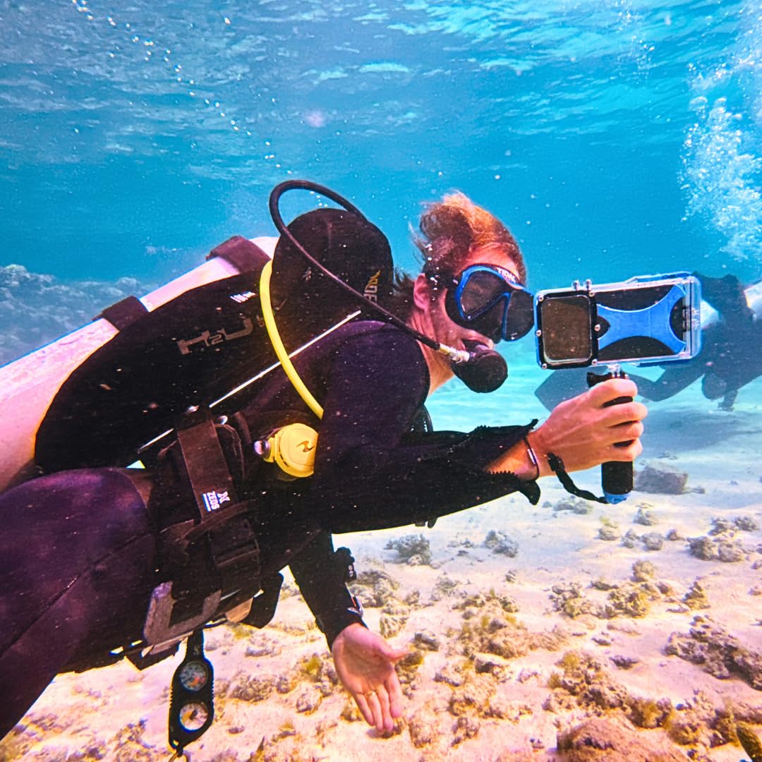ProShot Dive - Underwater iPhone Housing Rated 130ft/40m Waterproof iPhone Case for iPhone 6s - iPhone 15 Pro Max, Compatible with iPhone ONLY