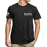 Christian Shirts Men Faith T Shirt Vintage Cross Printed Religious Inspirational Bible Verse Tee Tops
