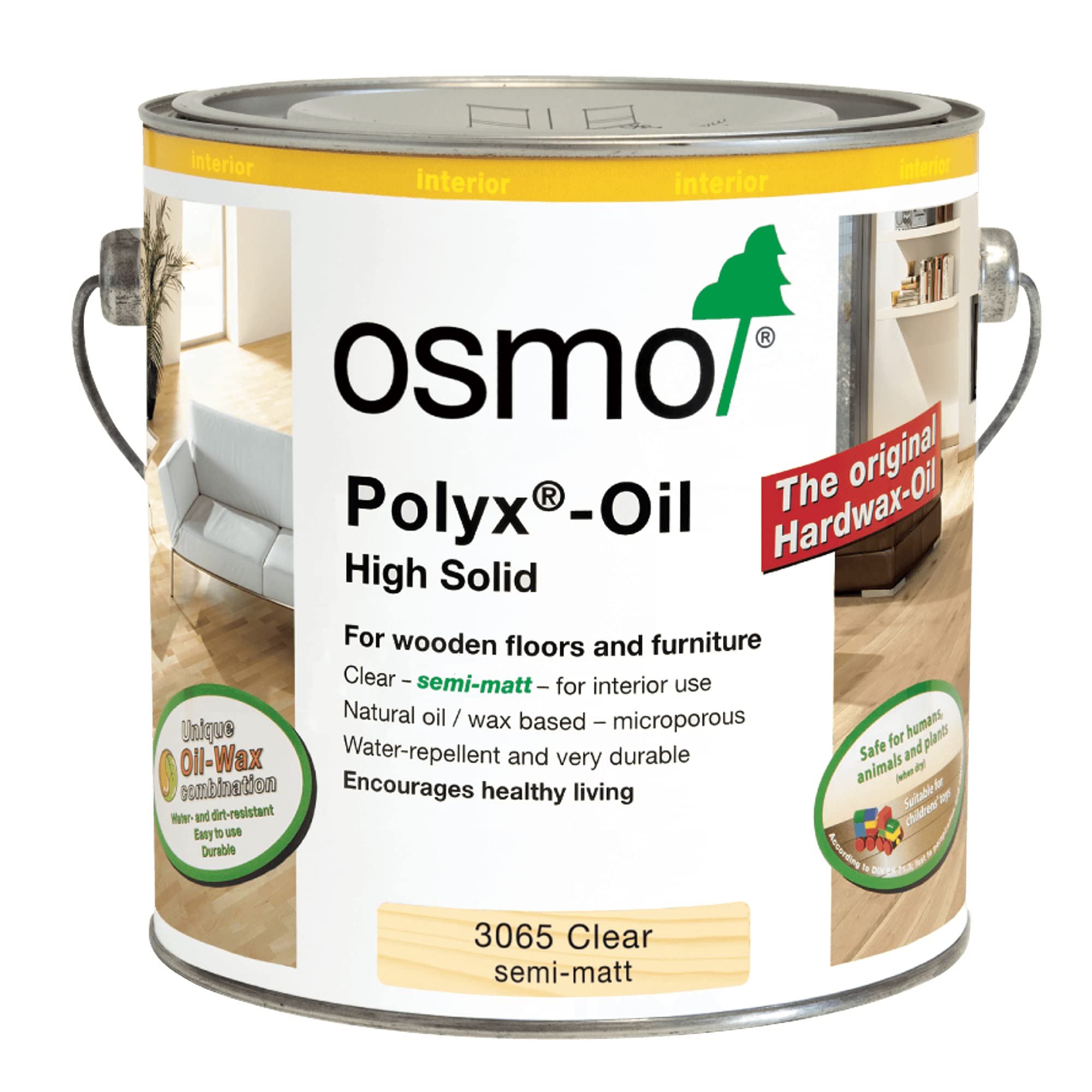 Osmo Polyx Oil 2.5L - Semi-Matt 3065