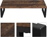 OROPY Wood Vintage Monitor Stand Holder 55 x 23 x 14cm Dark Brown view 4