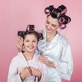 Thrilez 24 Pcs Hair Rollers Set 12 Rollers 12 Clips 48mm Salon Curlers view 4