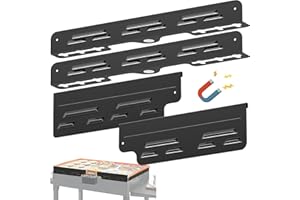 BAIPOK Wind Guards for Blackstone 28 Inch Griddle, Magnetic Stainless Steel Wind Screen, Blackstone Griddle Accessories for Blackstone Grill, Protect Flame Hold Heat Save Gas Compatible with Hood, Black