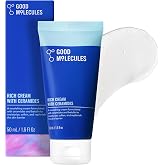 Good Molecules Rich Cream with Ceramides, Face Moisturizer for Dry Skin | Nourishing ceramide cream that moisturizes and softens. Supports the skin's moisture barrier from the first use.