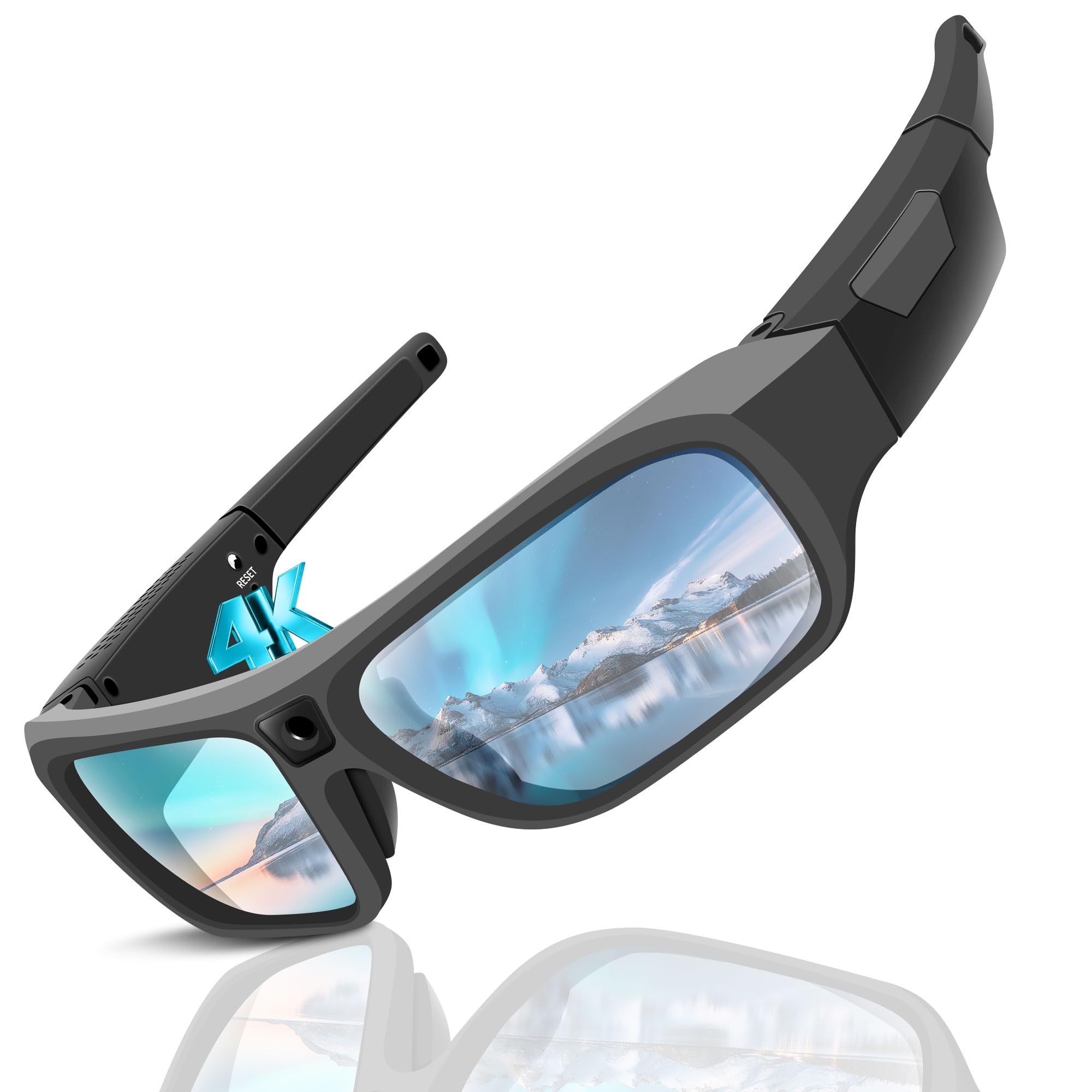 Photo 1 of 2026 Next-Gen Camera Glasses 4K, Smart Glasses Camera for Men Women, Smart Sunglasses with UV400 Protection, Video Glasses for Outdoor Activities, Hiking, Cycling, Riding, Climbing, Driving