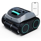 WYBOT C1 Cordless Robotic Pool Vacuum for Inground Pools, Green | 4-in-1 Robotic Pool Cleaner for Above Ground Pool, 160 Mins Runtime, APP Countrol, Smart Navigation with Powerful Suction