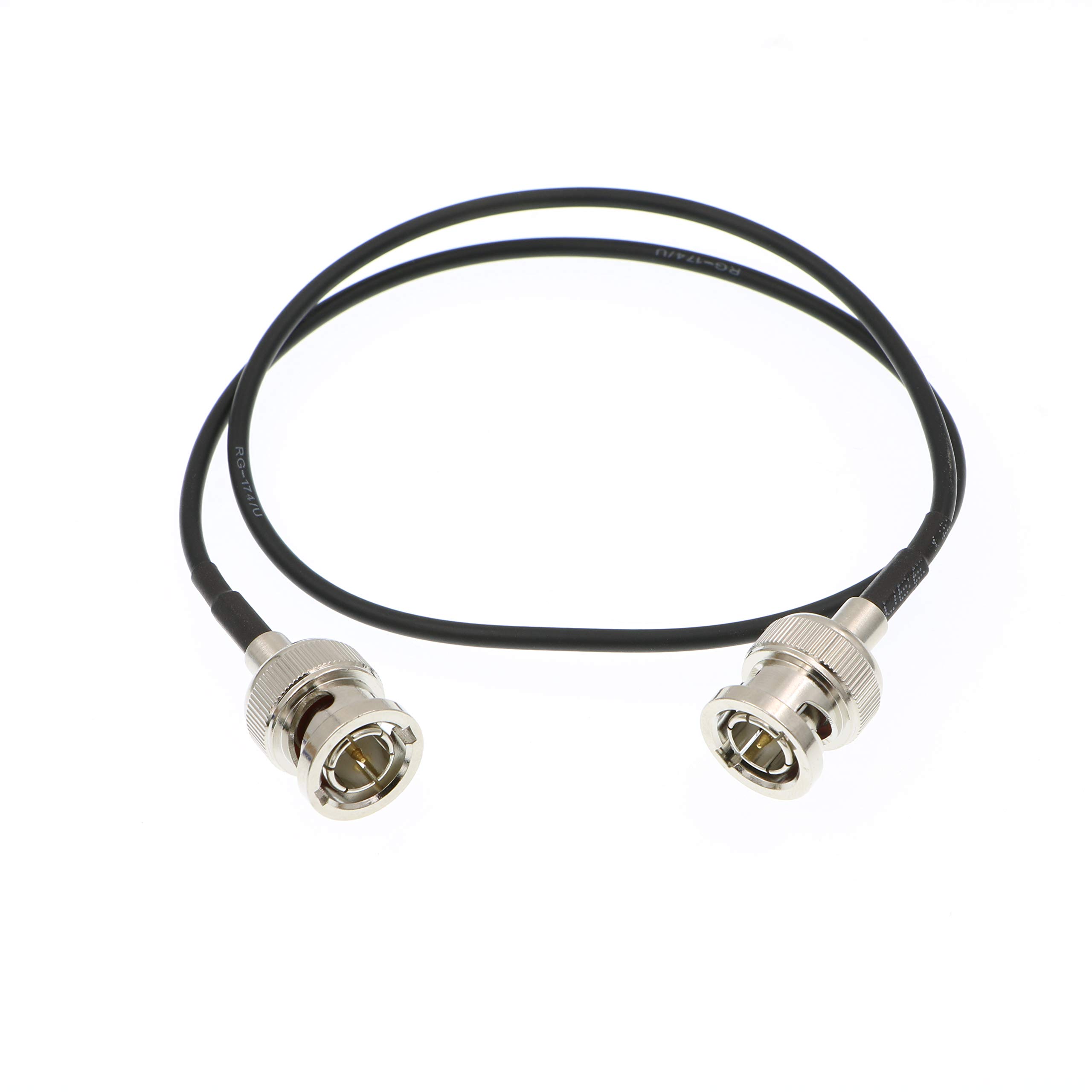 Alvin's Cables Blackmagic RG179 Coax BNC Male to Male HD SDI Cable for BMCC Video Camera Flexible 50CM