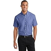 Port Authority Men's Short Sleeve Super Pro Oxford Button-Down Shirt