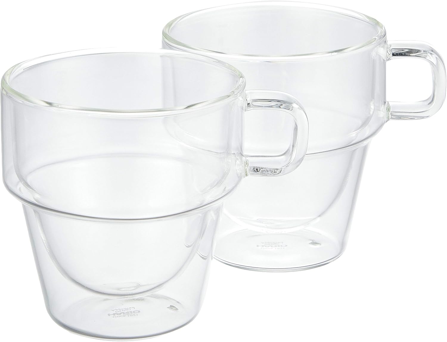 HARIOハリオダブルウォールスタックカップ2個セット DWS3512