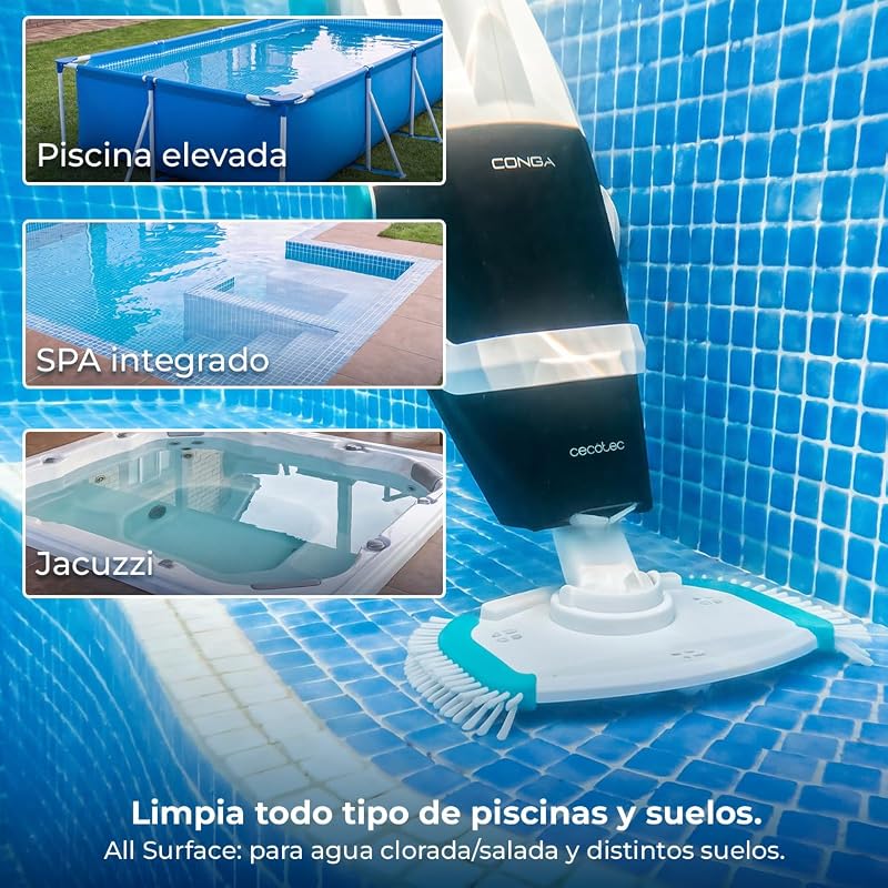 Rockstar Pooldroid 3000 Aspirador Manual de Piscina Sem Fios