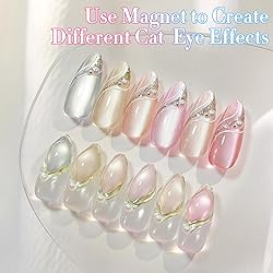 Double Rhythm Cat Eye Gel Nail Polish Set of 6 Same