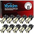 Yorkim 3157 LED Light Bulbs White Super Bright, 3056 3156 3156A 3057 4057 3157 4157 T25 LED Bulbs for Brake Lights, Backup Re
