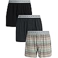 Lucky Brand Men's Boxer Shorts – 3 Pack Knitted Mens Underwear Boxers with Functional Fly - Classic Boxers for Men (S-XXL)