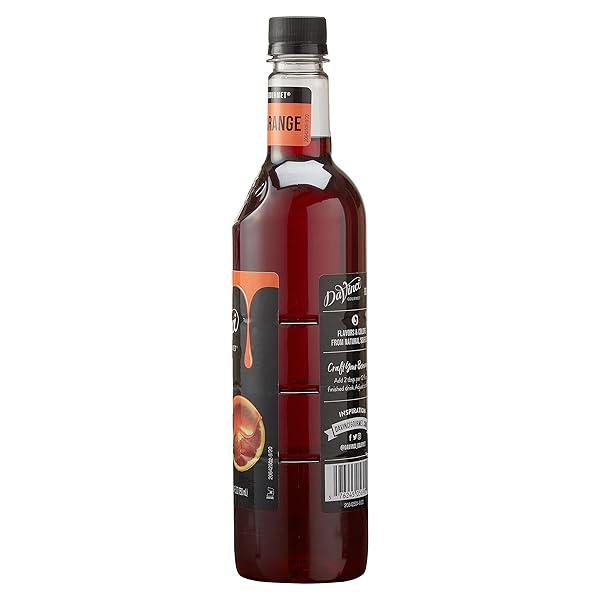 DAVINCI GOURMET BLOOD ORANGE SYRUP, 25.4 FLUID OUNCES (PACK OF 1)