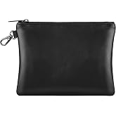 Euousu Golf Tee Pouch. 8.9 x 7 inches Travel Gear Professional Zippered Golf Tee/Ball Pouch Bag for Men &amp; Women.Black