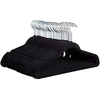 Zober Non-Slip Velvet Hangers - Suit Hangers (30-pack) Ultra Thin Space Saving 360 Degree Swivel Hook Strong and Durable…