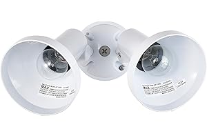 Nuvo Lighting SF77/488 2-Light PAR38 Twin Flood Light, White