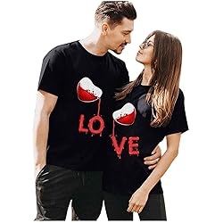 Couple T Shirts for Him and Her,Couple T-Shirts for