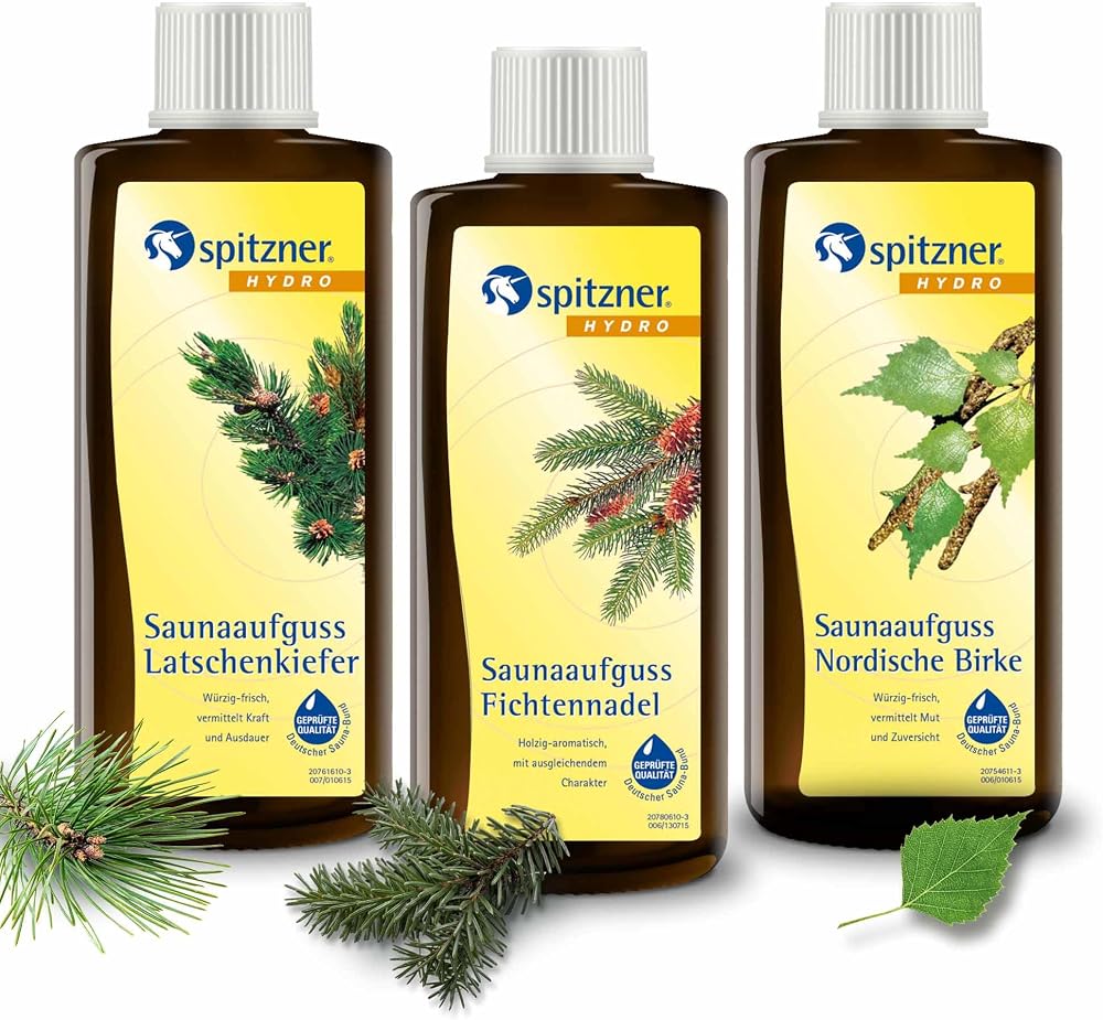 Spitzner Forest Scent Sauna Infusion Set: Spruce, Pine & Birch 570ml