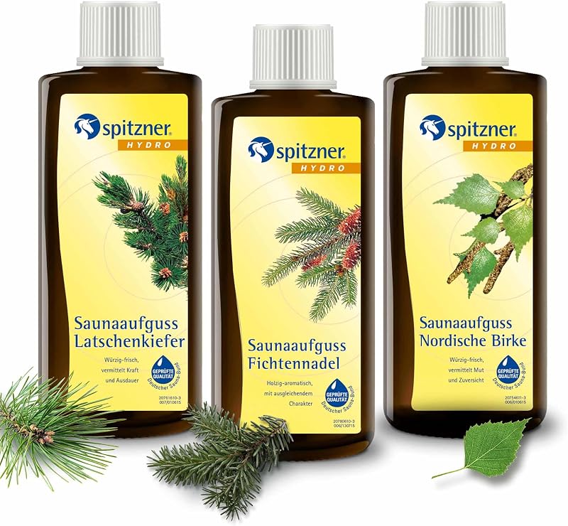 Spitzner Forest Scent Sauna Infusion Set: Spruce, Pine & Birch 570ml
