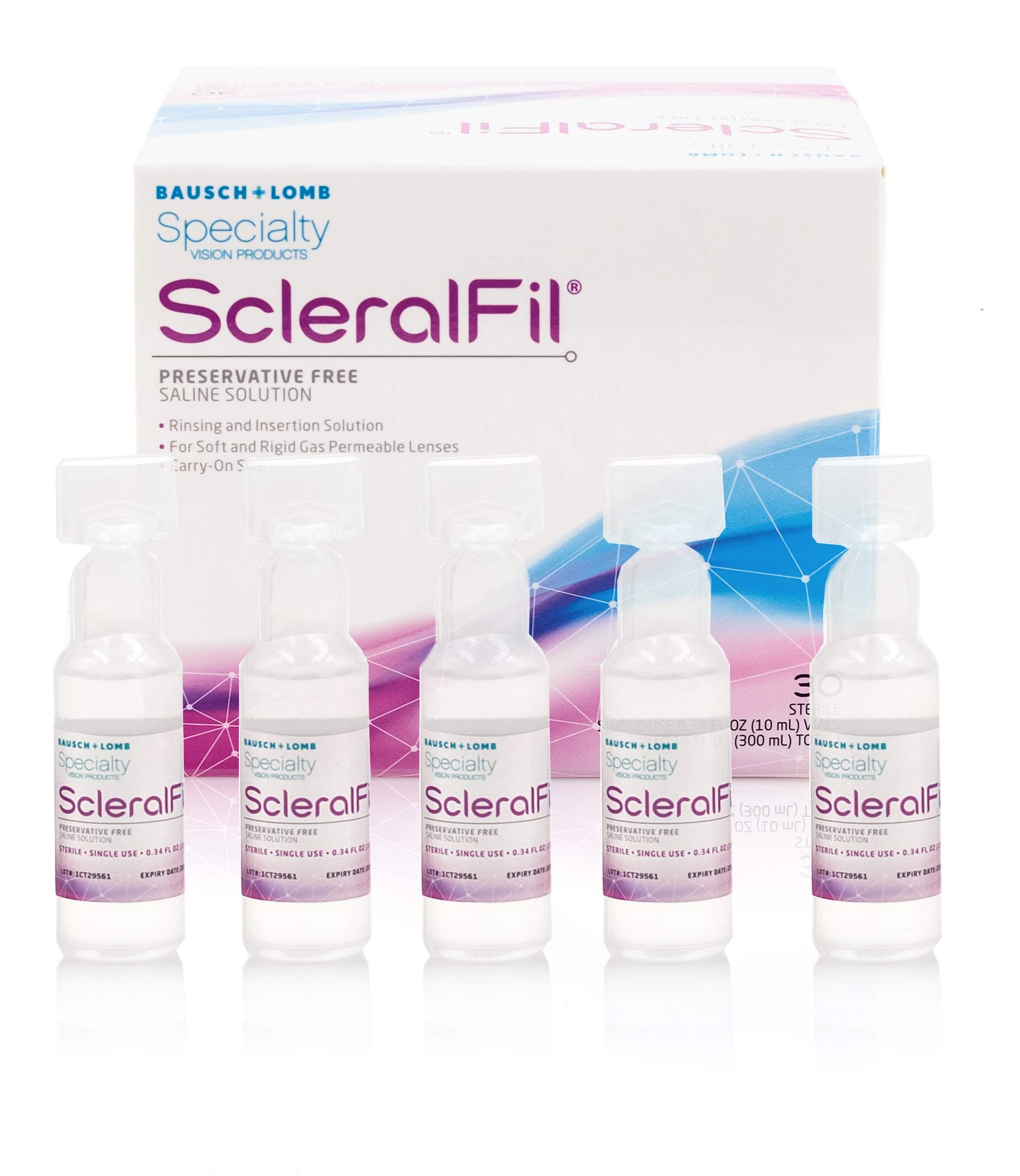 ScleralFil Preservative Free Saline Solution for Scleral, Soft, & Rigid