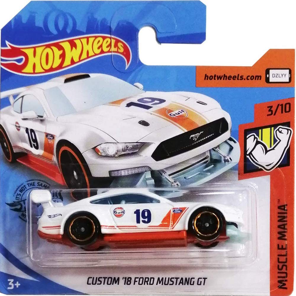 Hot Wheels Custom '18 Ford Mustang GT Muscle mania 3/10 2019 (180/250) Short card