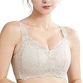 AILIVIN No Wire Plus Size Full Coverage Unpadded Minimizer Comfortable Women's Bra
