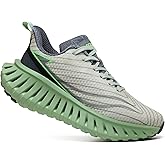 SCICNCN Men's Walking Running Shoes Lightweight Hollow Outsole for Shock Absorption High Rebounce Soft Insole Breathable Mesh Upper Non-Slip Sneakers for Jogging Gym Walking Athletic Workout