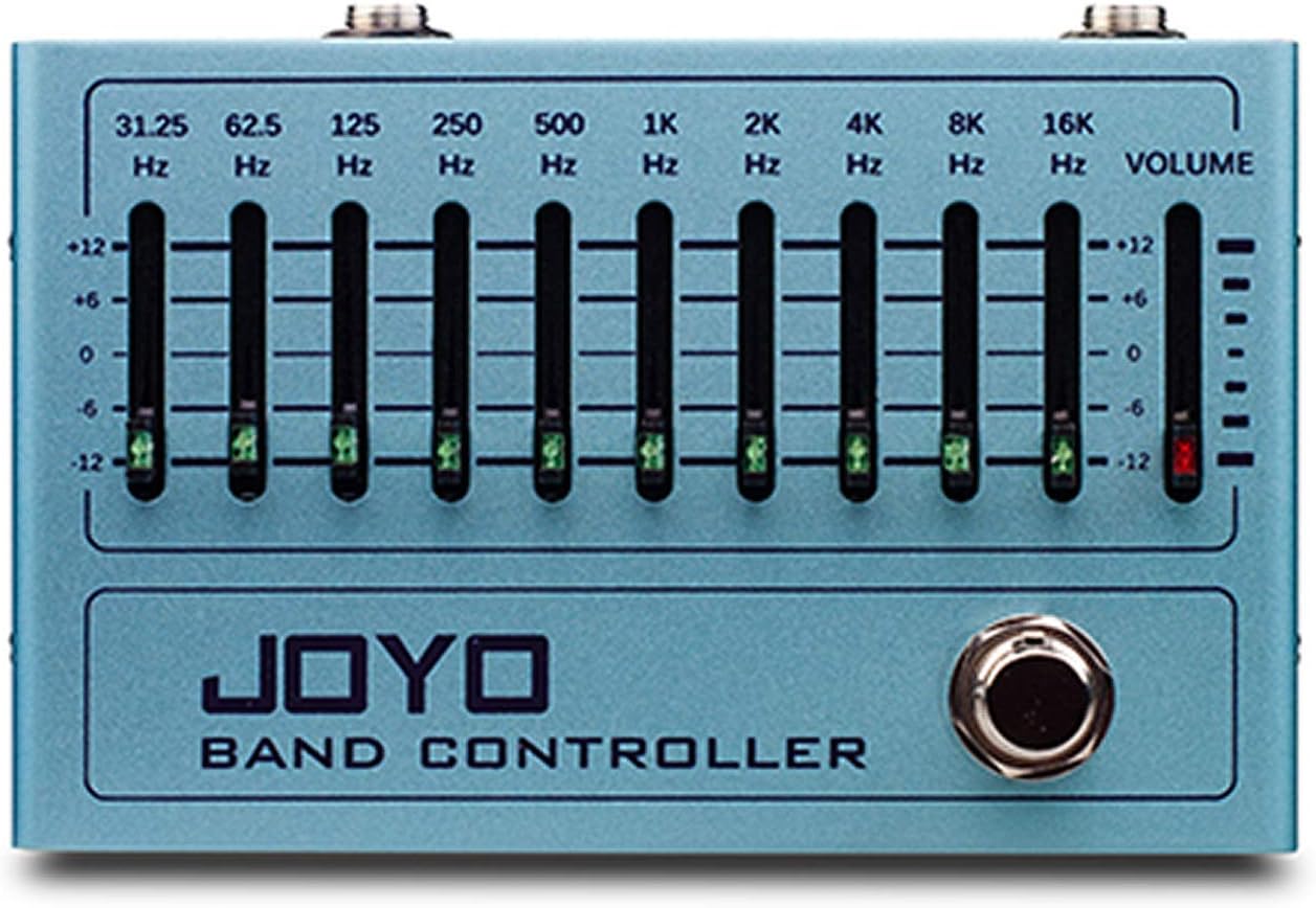 JOYO R-12 10 Band Controller Graphic EQ Pedal,31.25Hz to 16kHz