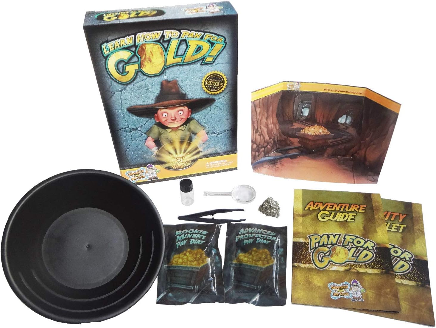 Pan for Gold Science Kit – Learn Gold Panning and Become a Prospector!