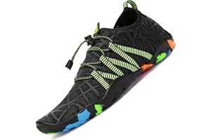 SAGUARO Water Shoes for Womens Mens Barefoot Swim Shoes Quick Dry Aqua Beach Shoe Outdoor Kyaking Diving Boating