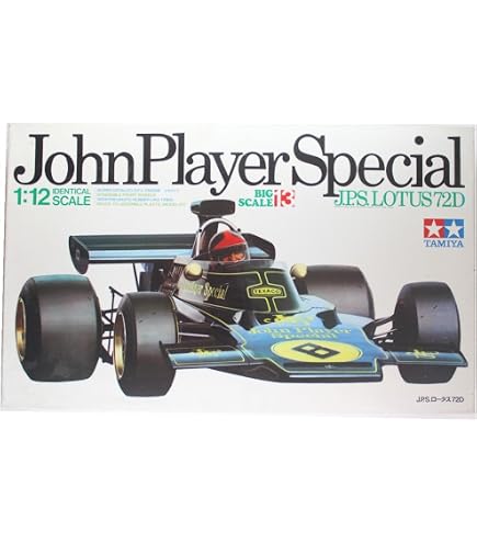 Amazon.com: Tamiya 1/12 Team Lotus Type 72D 1972 TAM12046 : Arts