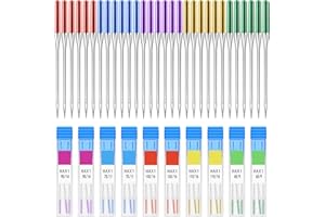 GAQWOK 30 PCS Universal Sewing Machine Needles, Compatible with Singer, Brother and Old Sew Machines, Sizes 9, 11, 14, 16, 18, Bright Color, Regular Point Sewing Needles