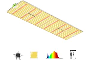 BESTVA 2024 Upgraded BP4000 LED Grow Light with Dimmable Full Spectrum Plant Light for Indoor Plants Seedling Veg and Bloom Grow Lamp for 4x4/5x3 Grow Tent