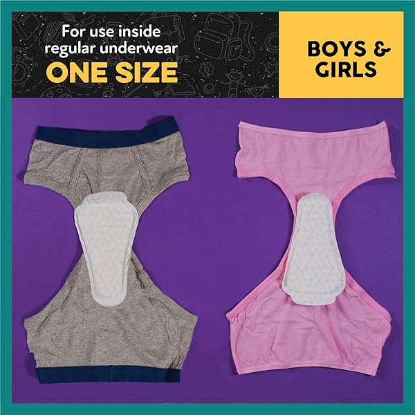 SPOSIE DRIBBLES – TURN ANY UNDERWEAR INTO POTTY TRAINING UNDERWEAR | TRAINING PADS REDUCE MESSES AND LAUNDRY | A FASTER CLEANER EASIER SOLUTION | USE WITH TOILETS, SEATS, CHARTS, AND STICKERS | 28CT