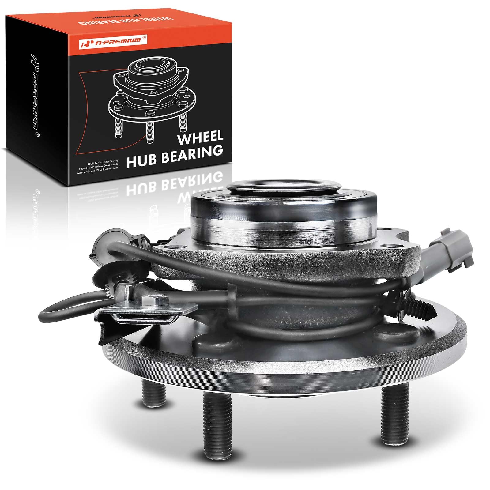 A-Premium Front Wheel Bearing and Hub Assembly with