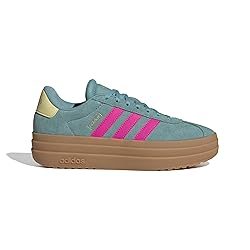 adidas Women's VL Court Bold Sneaker, Powder